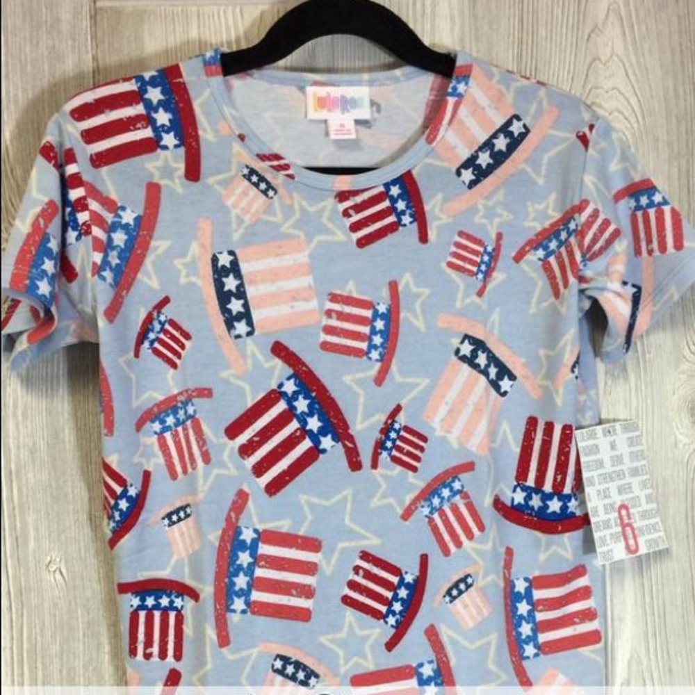 LuLaRoe Kids Americana Gracie Tee
